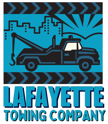 this image shows Lafayette Towing Company logo